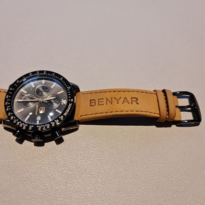 Relógio de Pulso Benyar - Analógico com Pulseira de Couro