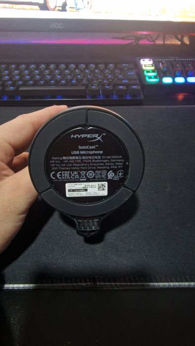 HyperX SoloCast Microphone446600984606156802