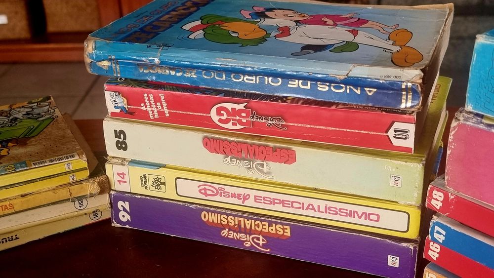 Vendo lote de livros de Banda desenhada (Reservado): Disney e turma do Zé Carioca