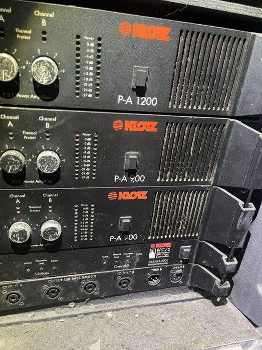 звук 3-4 кВт. Klotz. концертный звук, для клуба и вечеринок