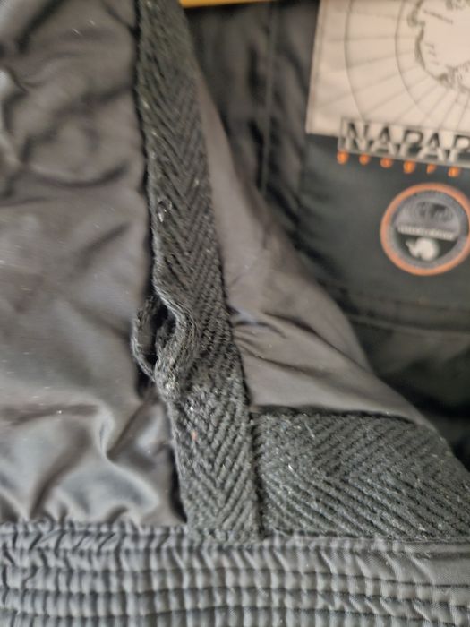 Napapijri  xxl czarna męska puchowa puffer