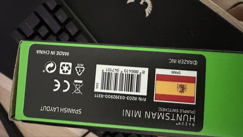 Teclado Razer Hunstman Mini 60%