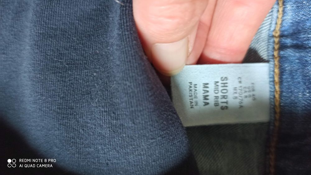 Spodenki jeansowe ciążowe H&M MAMA r. 40