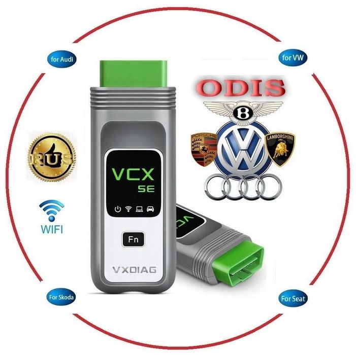 Автосканер VXDIAG VCX SE OBD2 для Benz (Wi-Fi+USB) диагностики 2024г