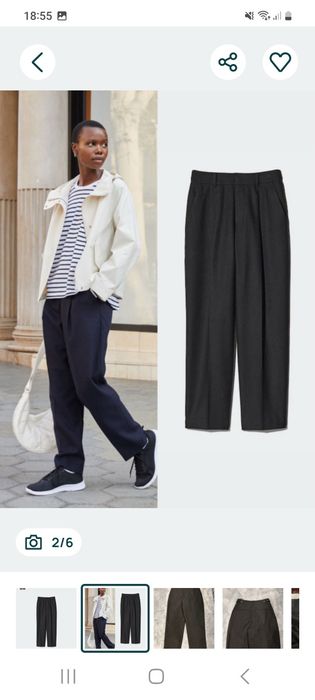 Uniqlo брюки женские шерсть,на М,небольшую Л