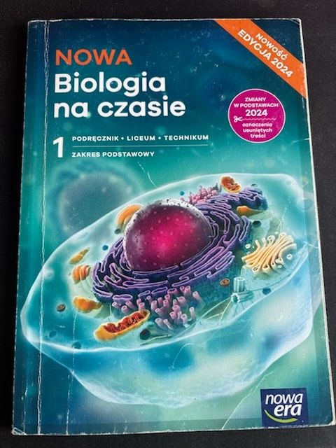 Nowa Biologia na czasie klasa 1 edycja 2024 nowa era