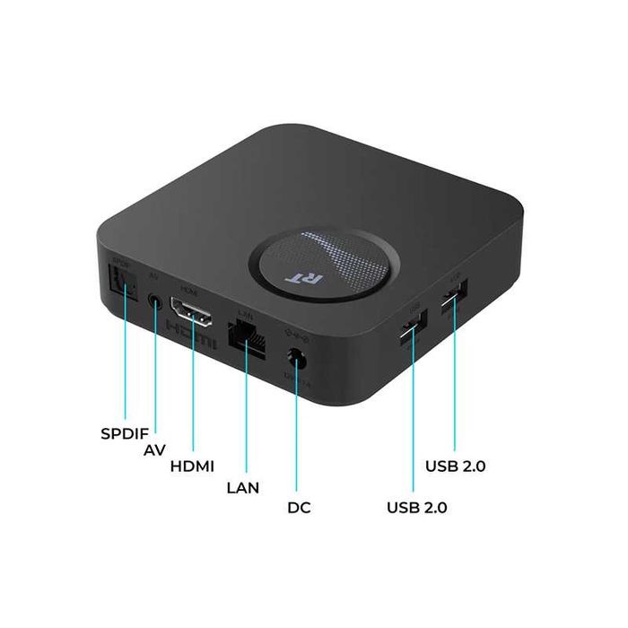 Смарт ТВ приставка RockTek GX1 NETFLIX 4/32 Гб Google TV 12 Smart Box