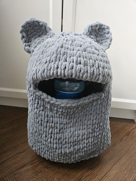 Pluszowa kominiarka na kask (balaclava)