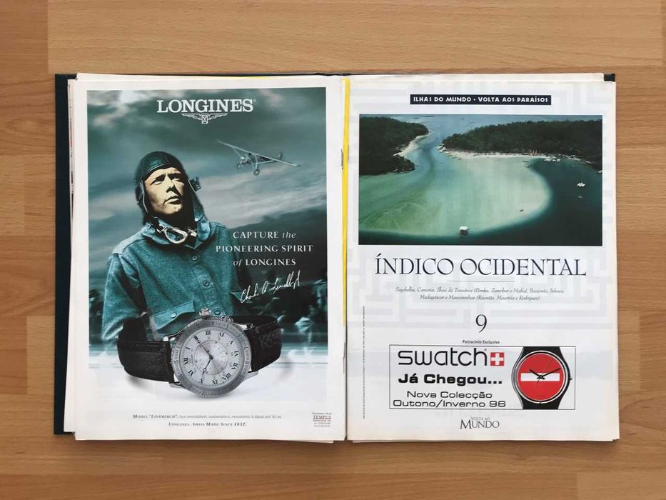 Revista livro Ilhas do Mundo Volta aos Paraísos