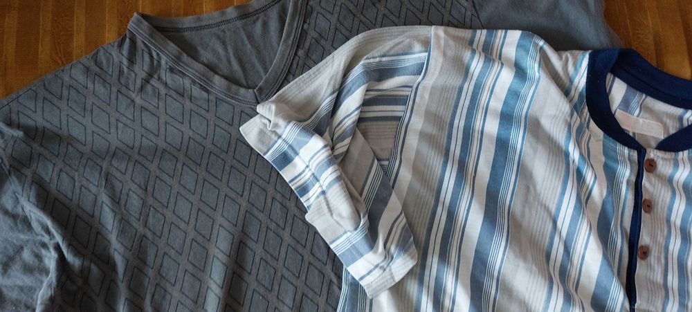 Bluza od piżamy męskiej, 2 szt