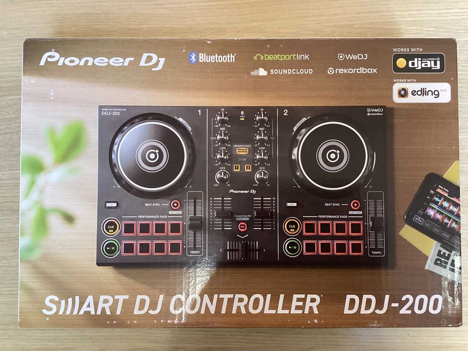 Pioneer Dj DDJ-200 Controlador 2 Canais com Bluetooth