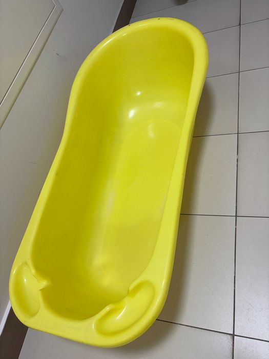 Wanienka dziecięca niemowlęca 102cm żółta | Stan bardzo dobry