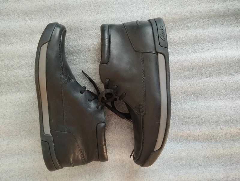 Skórzane botki męskie Clarks 41
