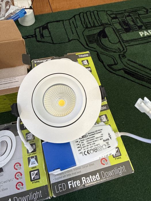Led downlights, x4 Top qualidade IP65!