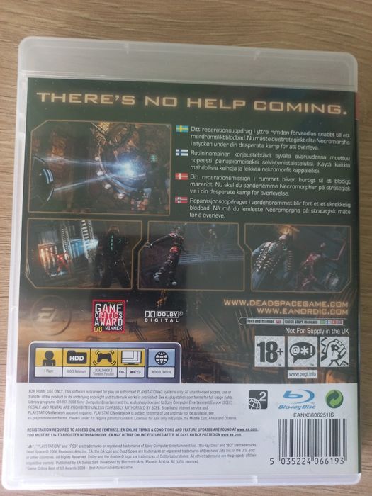 Dead Space - Playstation 3 - komplet