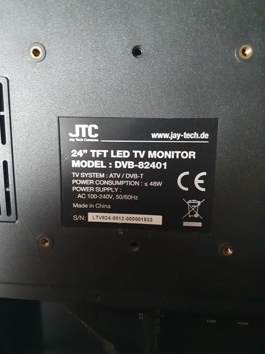 Monitor LED JTC 24"