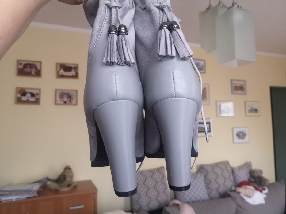 Botki 37 nowe. Ekozamszowe.
