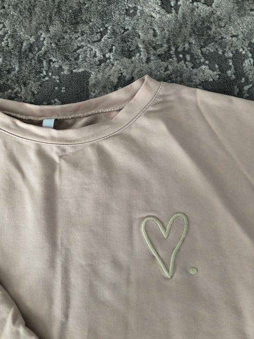 dres damski beżowy bawełna i elastan r s