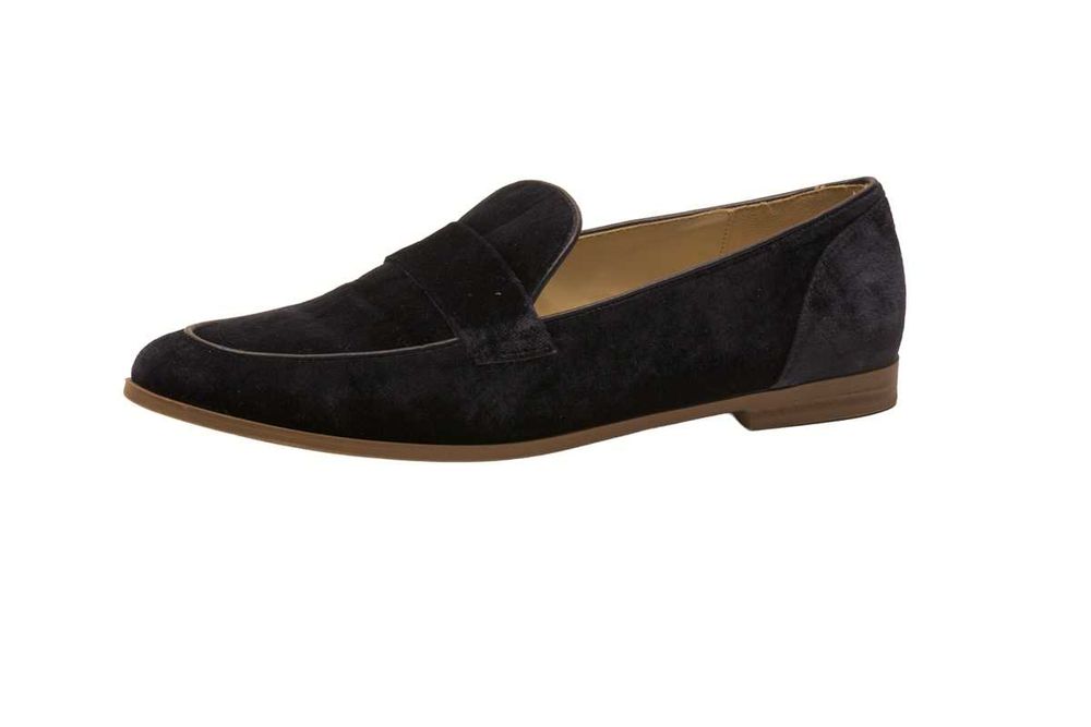 Pantofle płaskie damskie Zara Basic głęboki granatowy rozmiar 38