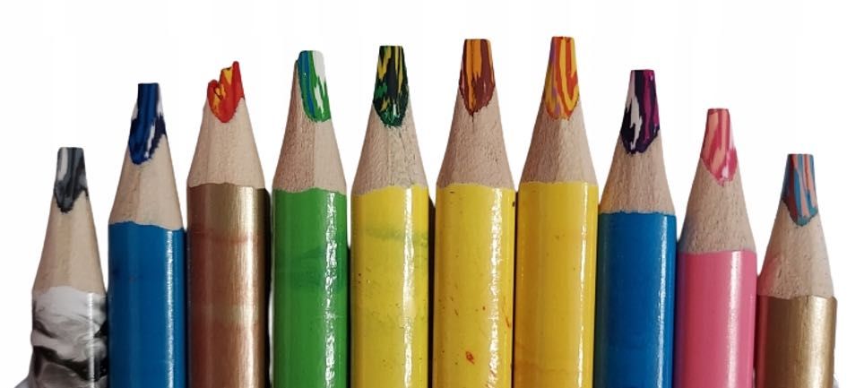 Kredki ołówkowe Astra Rainbow High 10 szt. - TĘCZOWE
