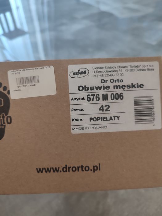 Szerokie sandały buty zdrowotne  ortopedyczne Dr Orto nr 42