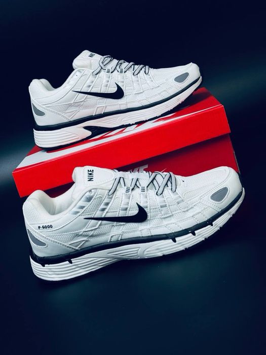 Чоловічі та підліткові кросівки • кросовки Nike P-6000 • шкіряні кросівки на літо найк пе 6000
