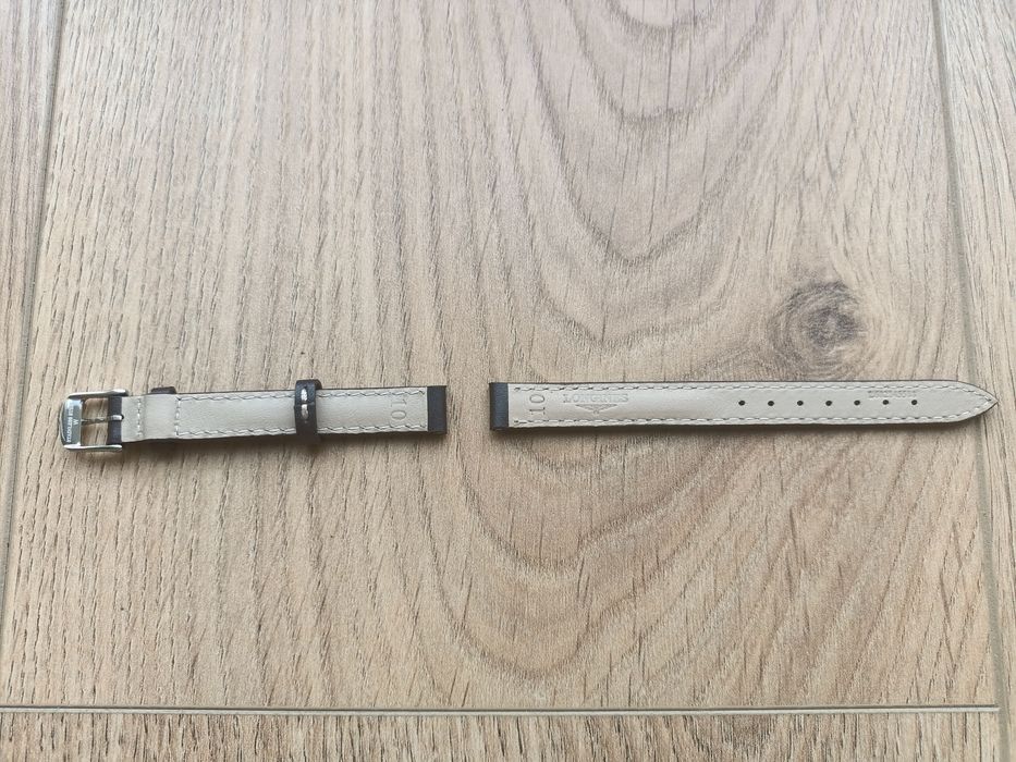 Oryginalny pasek do zegarka Longines 10 mm brązowy