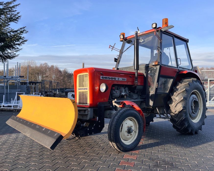 Pług śnieżny C330, C360, MF255, Euroramka, wózek widłowy -Amortyzowane