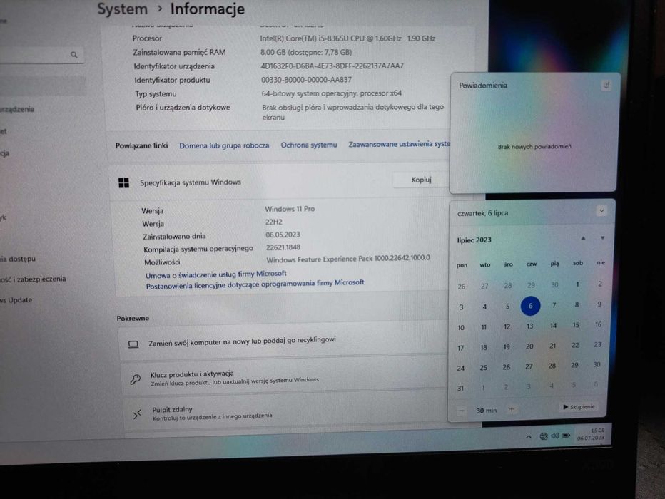 Ultrabook Lenovo Core i5 do 3,9 Ghz 13,3' FHD IPS Super Bateria Office