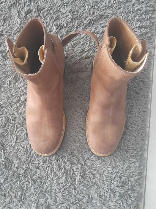 Bota de inverno castanho claro