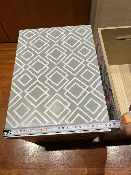 Caixas de arrumação decorativas madeira