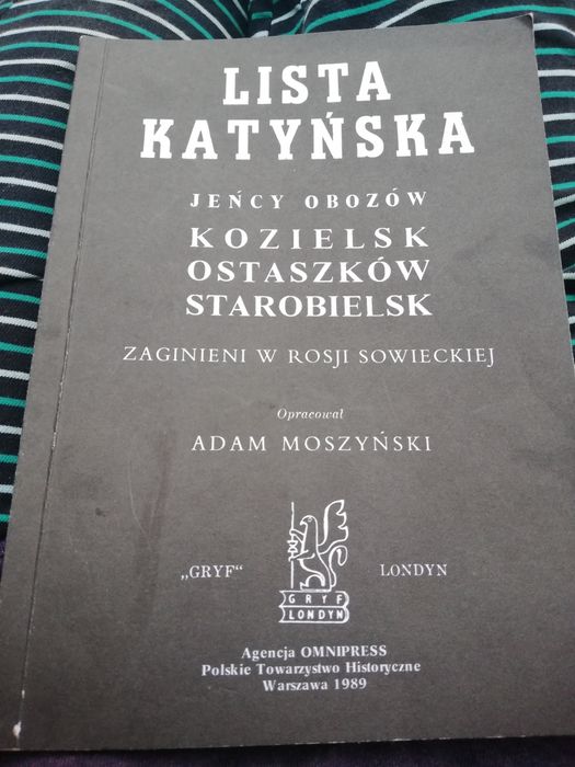 Lista Katyńska Jency Obozow