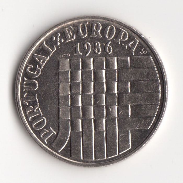 Moeda de 25$00 em Prata - Adesão de Portugal à CEE (1986)