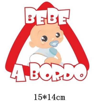 Autocolante / Distico Bebe a Bordo Novo