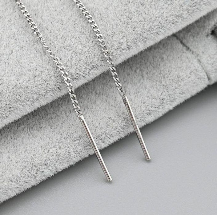 Сережки срібло, протяжки