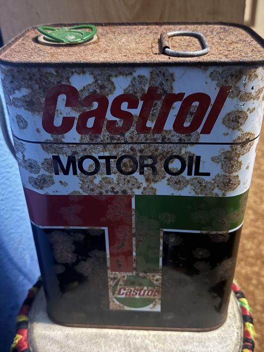 Lata de Óleo antiga castrol crx