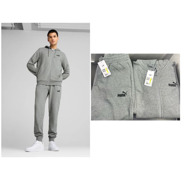 Костюм чоловічий утеплюючий Puma S M оригінал на флісі пума зіп худі