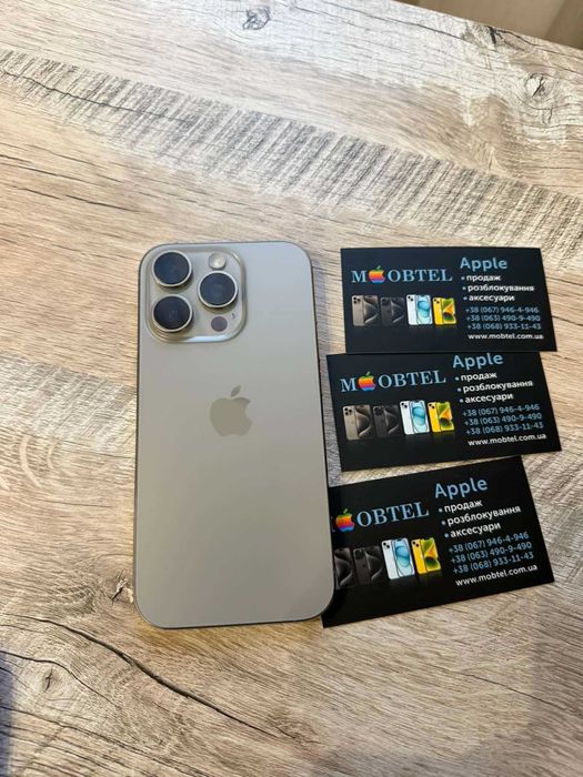 iPhone 16 pro 256gb natural titanium айфон акб 92%
