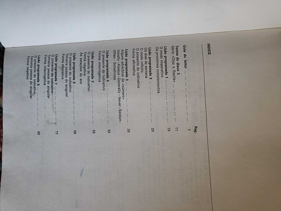 Inglês em Casa, Disco/Livro 3
