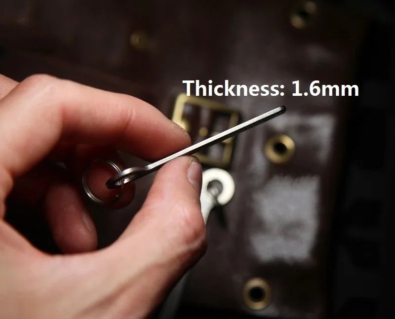 EDC ‼️ Міні-лінійка/закладка для книг чи блокноту з титану