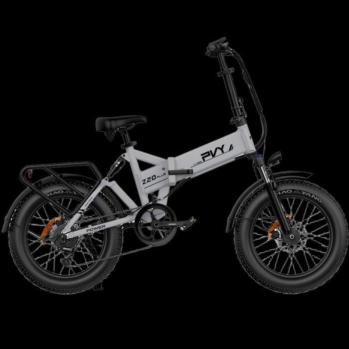 Bicicleta elétrica PVY Z20 PLUS com oferta de 2 alforges