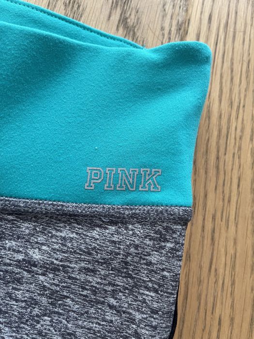 Legginsy Pink Victoria’s Secret Yoga S nowe szare