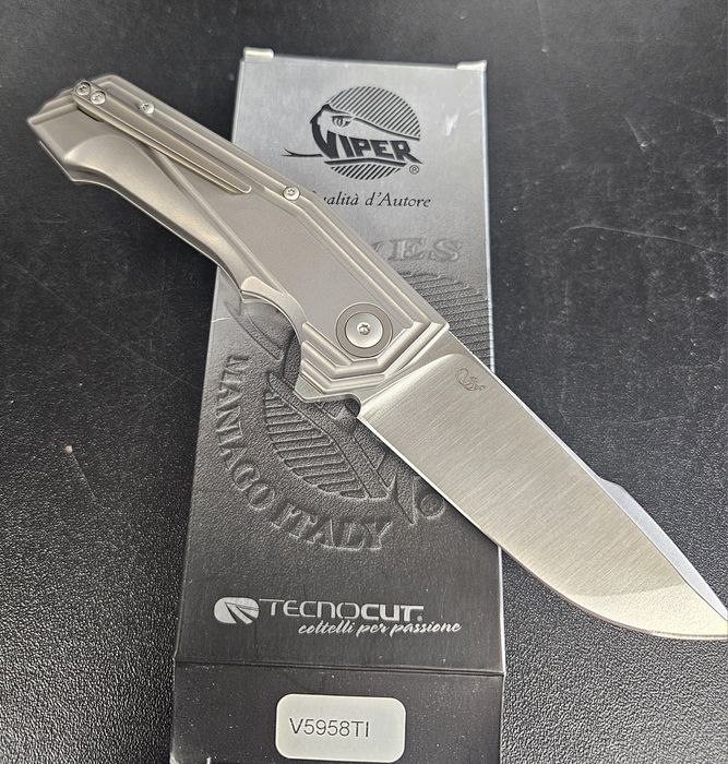 Nóż premium Viper Larius - tytan + m390