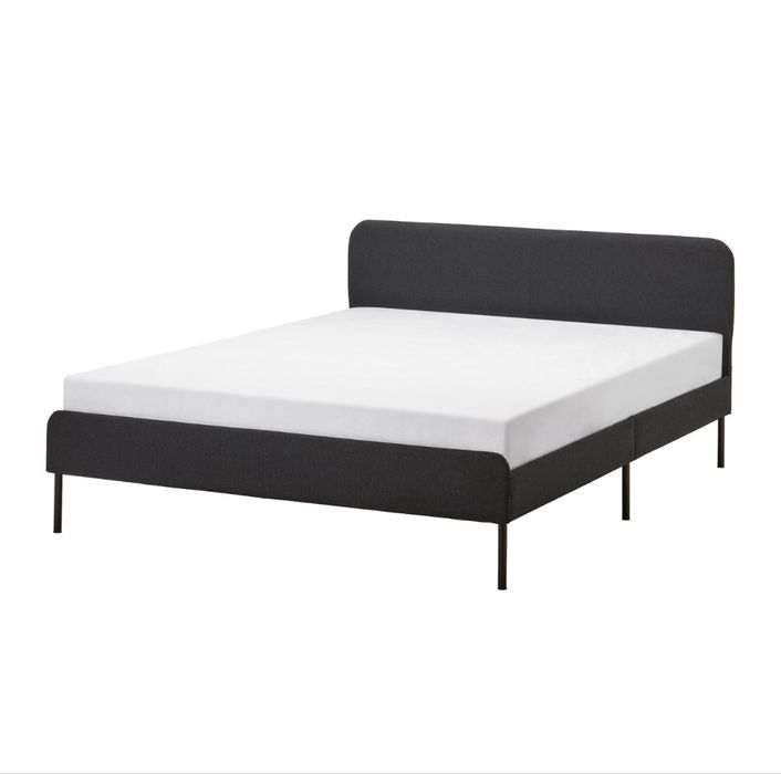 Estrutura de cama de casal, mais colchão 140cm x 200cm
