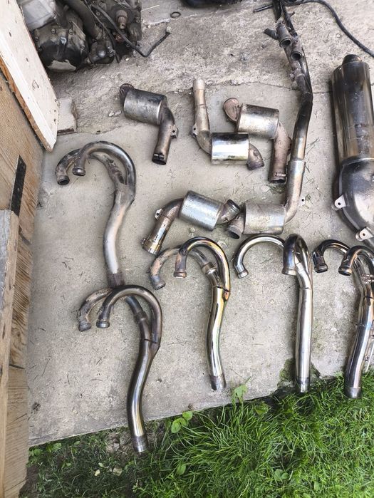 KTM Lc4 tłumik kolektor