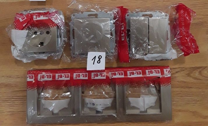 Розетки, выключатели б/у в хорошем состоянии