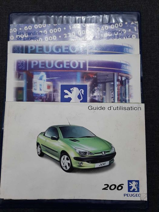 Manual de instruções Peugeot 206 EM FRANCÊS - valorize sua viatura!