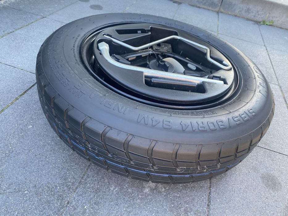 Koło dojazdowe plus zestaw Fiat 500 kompletny
