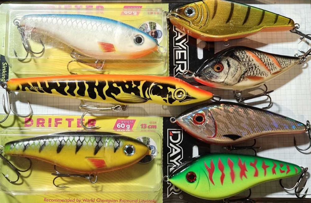 P. Salmo Jack , Slider, Dayer Drifter, Westin Swim