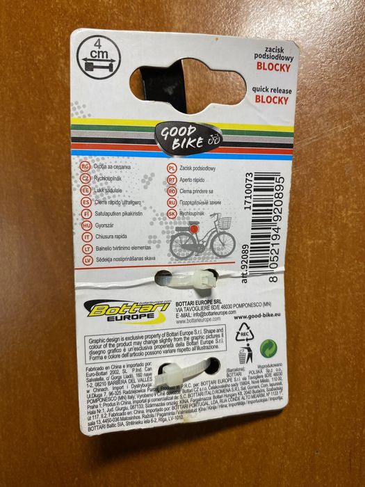Zacisk podsiodłowy BLOCKY 4cm Bottari EUROPE